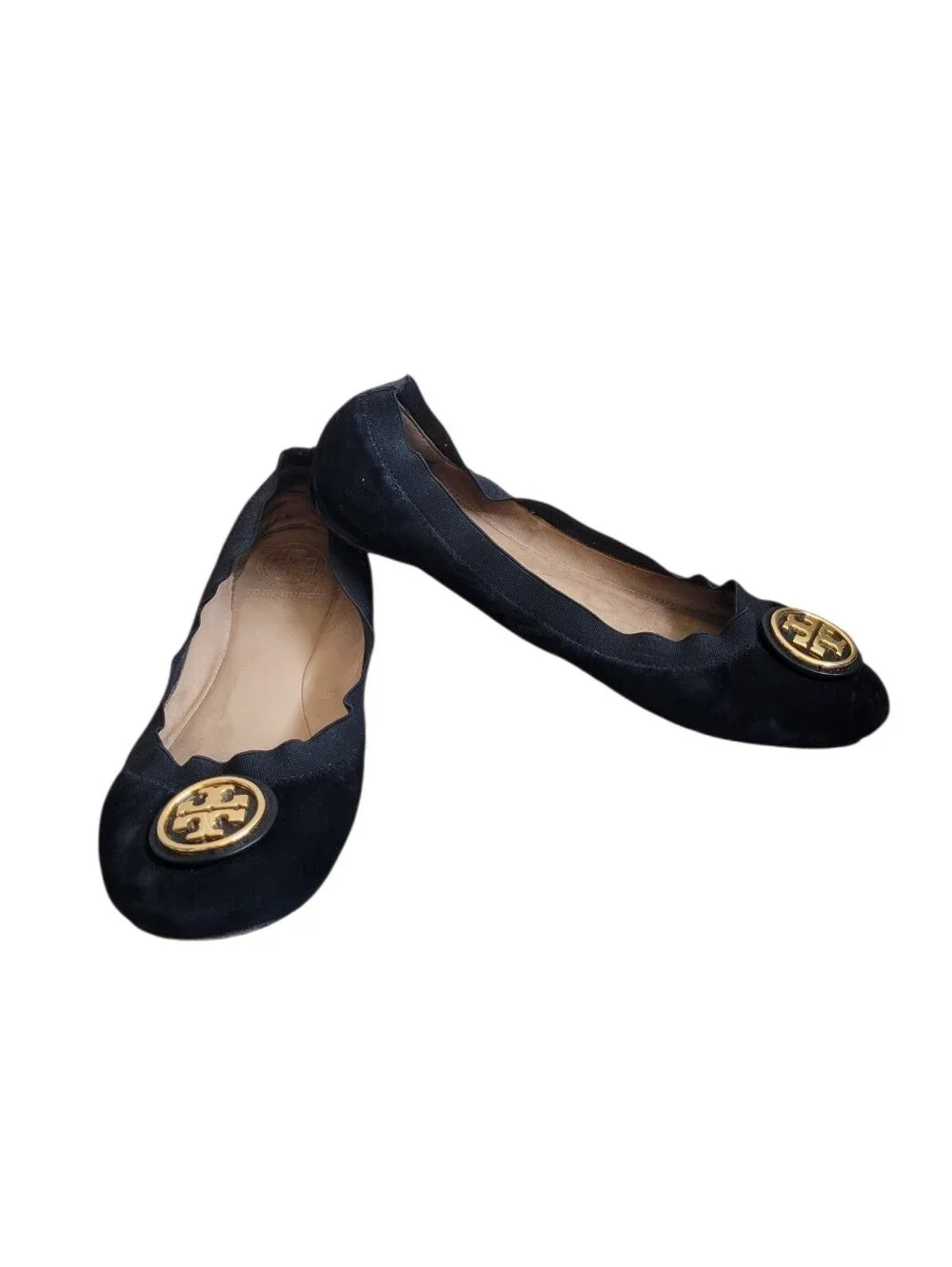 Tory Burch‎ Caroline Suede Ballet Flsts Black